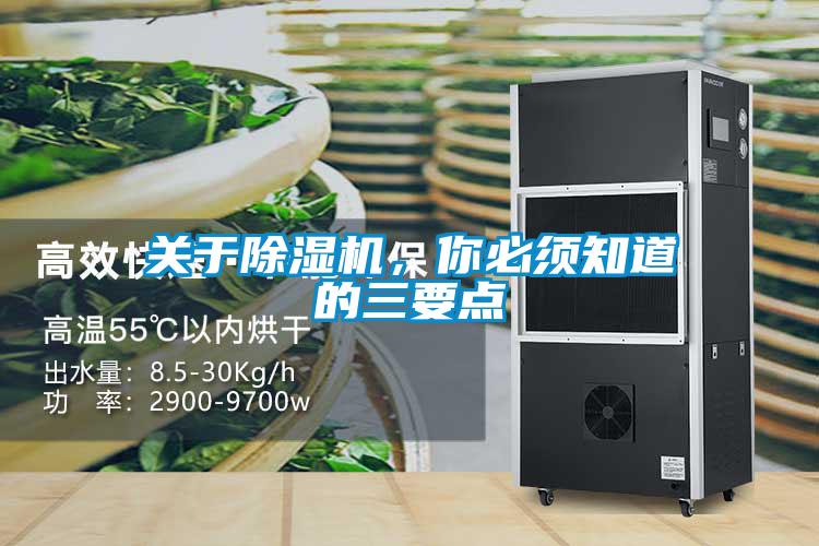關(guān)于除濕機，你必須知道的三要點