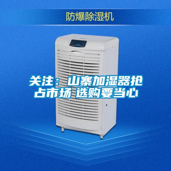 關(guān)注：山寨加濕器搶占市場(chǎng)　選購要當(dāng)心