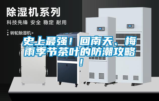 史上最強(qiáng)！回南天、梅雨季節(jié)茶葉的防潮攻略！
