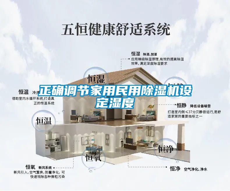 正確調(diào)節(jié)家用民用除濕機設定濕度