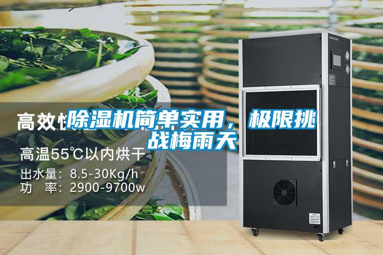 除濕機(jī)簡單實(shí)用，極限挑戰(zhàn)梅雨天
