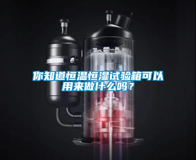 你知道恒溫恒濕試驗(yàn)箱可以用來(lái)做什么嗎？