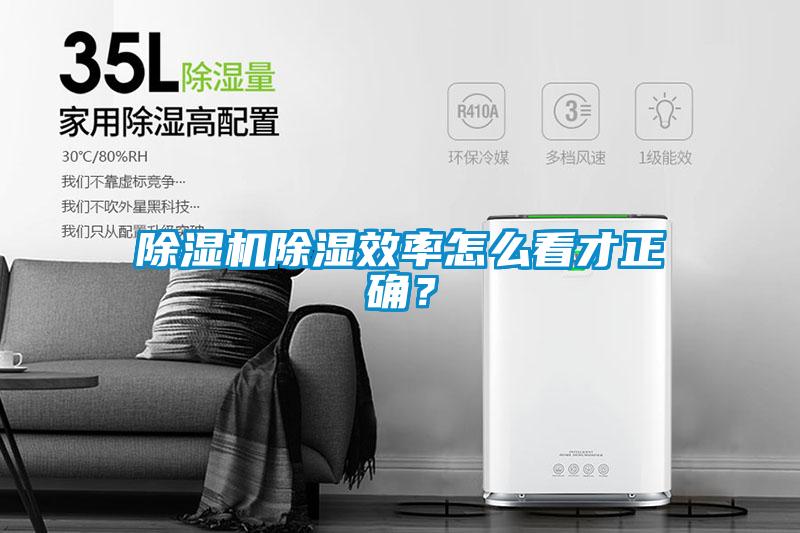 除濕機(jī)除濕效率怎么看才正確？