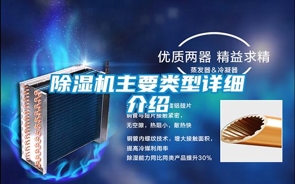 除濕機主要類型詳細(xì)介紹
