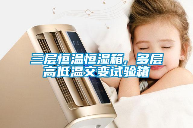 三層恒溫恒濕箱, 多層高低溫交變試驗(yàn)箱