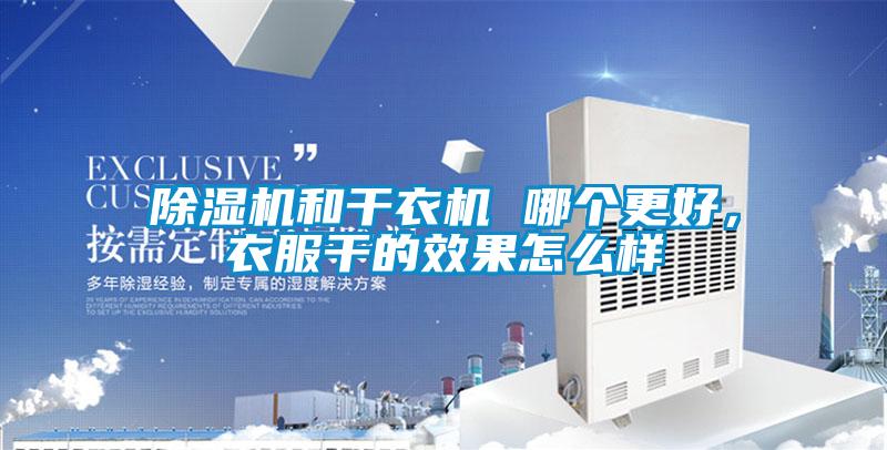 除濕機(jī)和干衣機(jī) 哪個(gè)更好，衣服干的效果怎么樣
