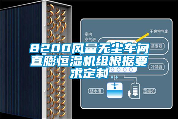 8200風(fēng)量無(wú)塵車間直膨恒濕機(jī)組根據(jù)要求定制