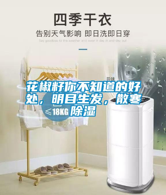 花椒籽你不知道的好處，明目生發(fā)，散寒除濕