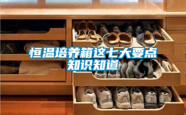 恒溫培養(yǎng)箱這七大要點(diǎn)知識(shí)知道