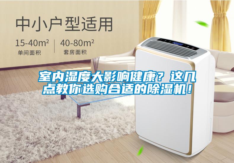 室內濕度大影響健康？這幾點教你選購合適的除濕機！
