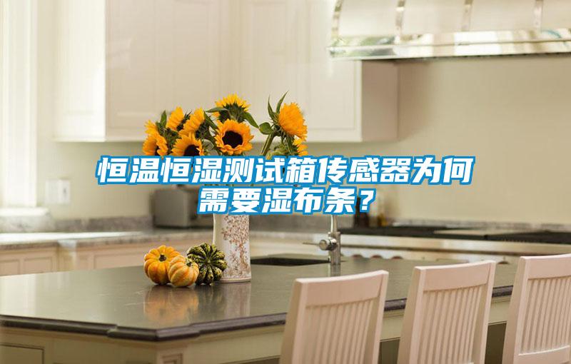 恒溫恒濕測試箱傳感器為何需要濕布條？