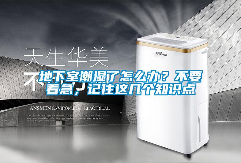 地下室潮濕了怎么辦？不要著急，記住這幾個知識點