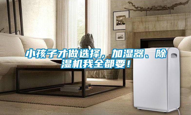 小孩子才做選擇，加濕器、除濕機(jī)我全都要！