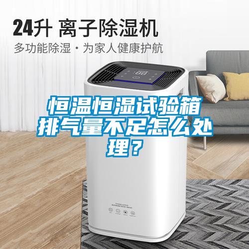 恒溫恒濕試驗(yàn)箱排氣量不足怎么處理？