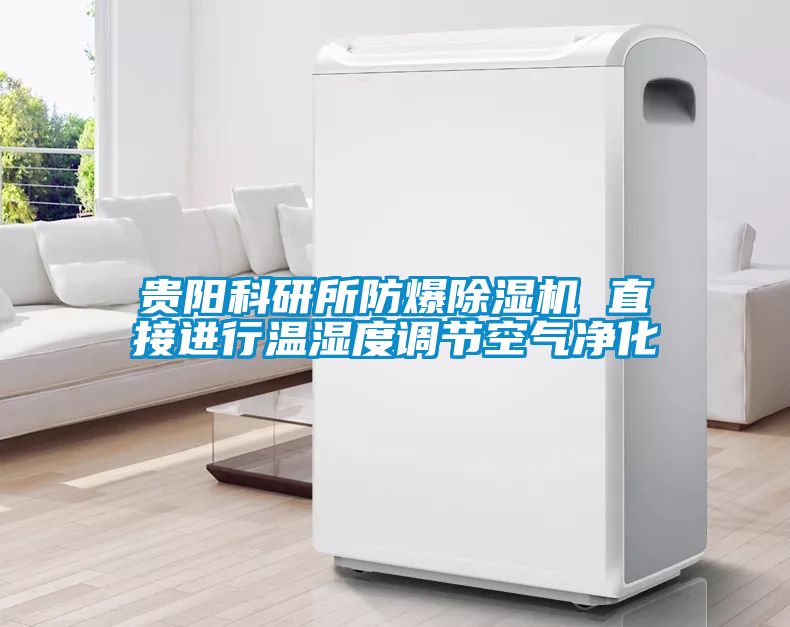貴陽科研所防爆除濕機 直接進行溫濕度調節(jié)空氣凈化