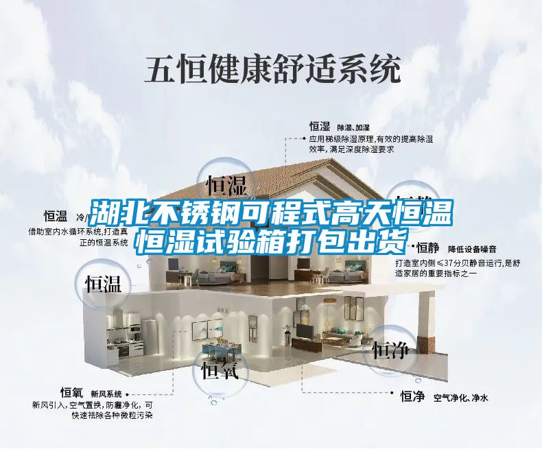 湖北不銹鋼可程式高天恒溫恒濕試驗箱打包出貨