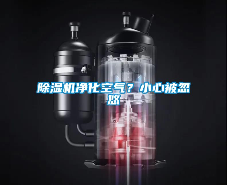 除濕機(jī)凈化空氣？小心被忽悠