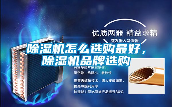 除濕機怎么選購最好，除濕機品牌選購