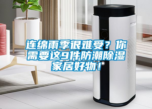 連綿雨季很難受？你需要這9件防潮除濕家居好物！