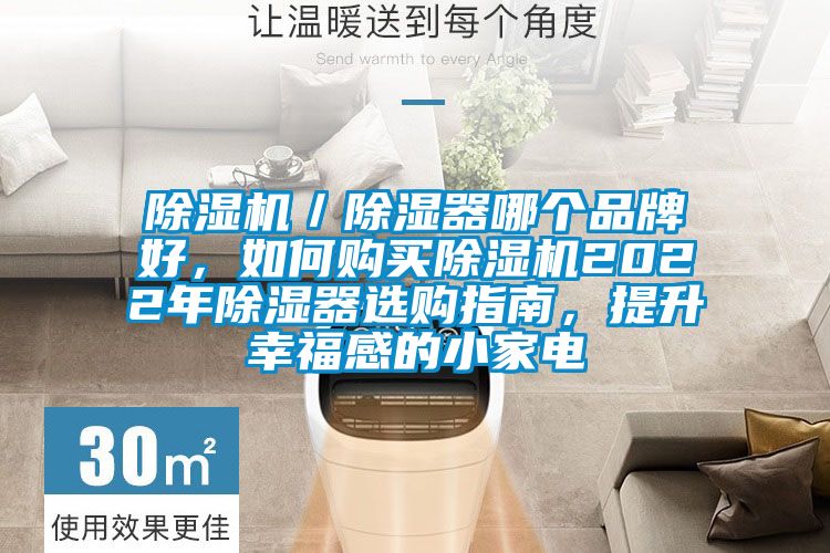 除濕機／除濕器哪個品牌好，如何購買除濕機2022年除濕器選購指南，提升幸福感的小家電